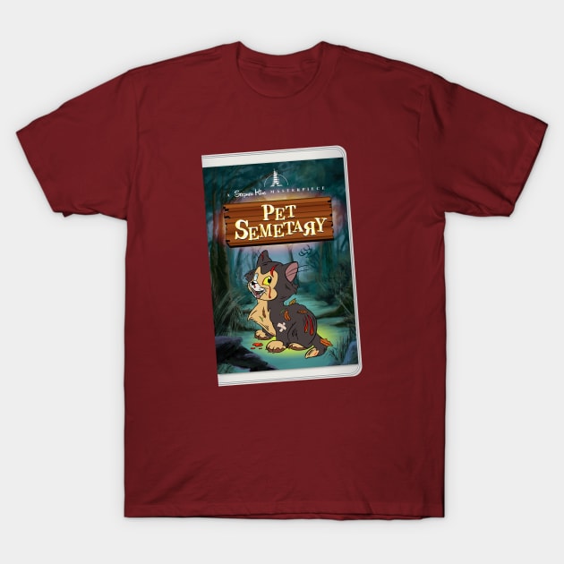 Family Friendly Pet Semetary (VHS) T-Shirt by TJ_Wiggles